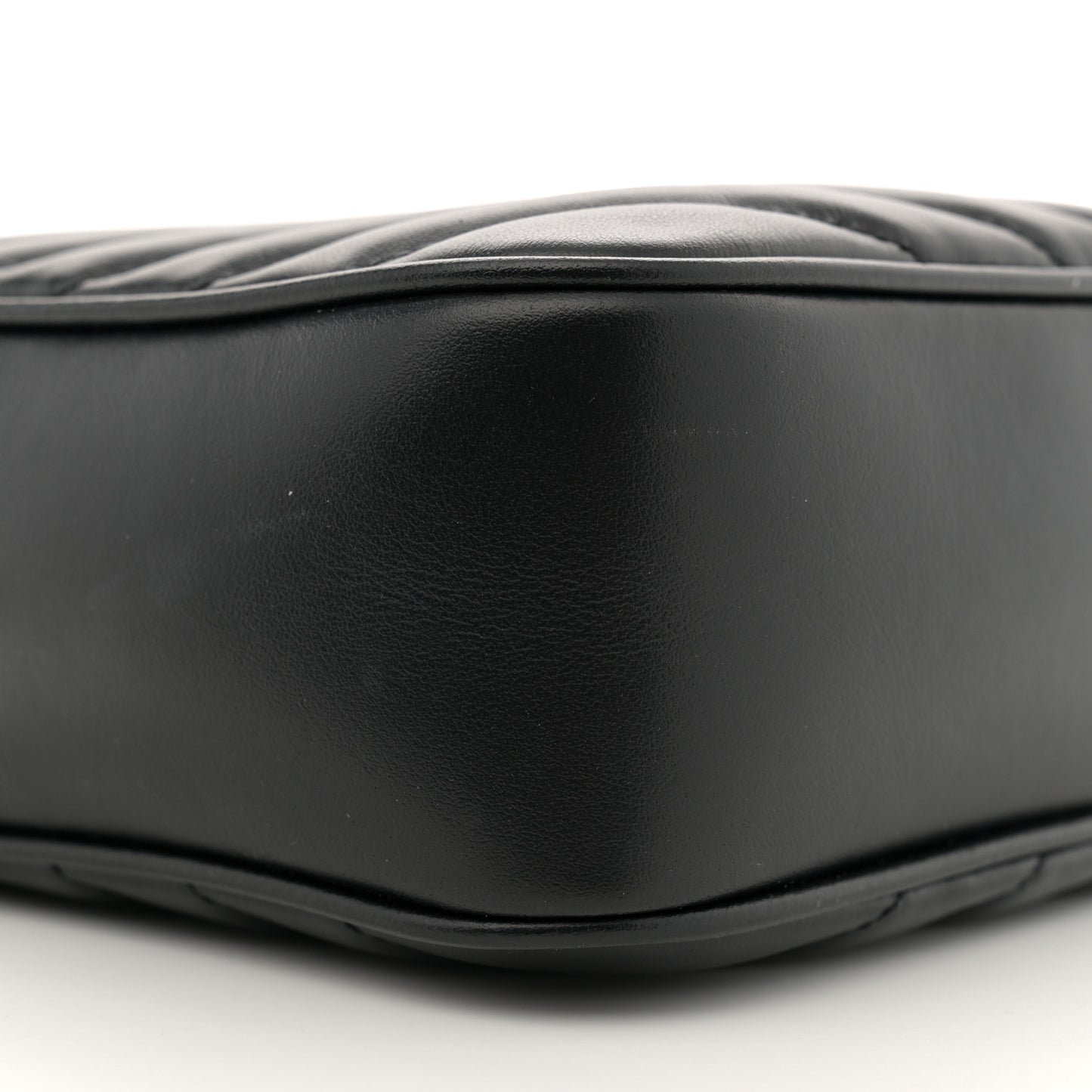 Calfskin Matelasse Monogram Lou Camera Bag Black