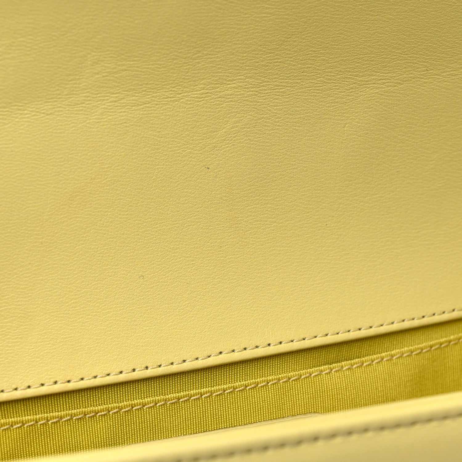 Chanel Lambskin Quilted Medium Boy Flap Yellow 12 of 17