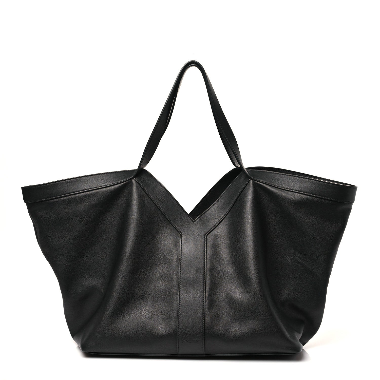 Saint Laurent Calfskin Y Tote Black 1 of 10