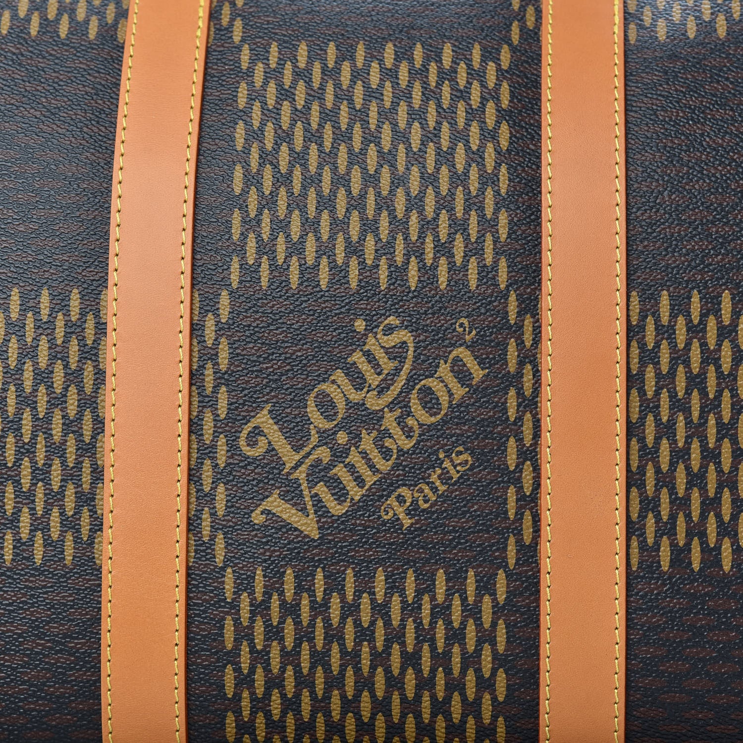 Louis Vuitton X NIGO Giant Damier Ebene Monogram Keepall Bandouliere 50 7 of 8