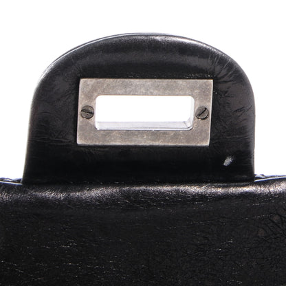 Chanel Glazed Calfskin 2.55 Reissue 224 Flap Black 5 of 8