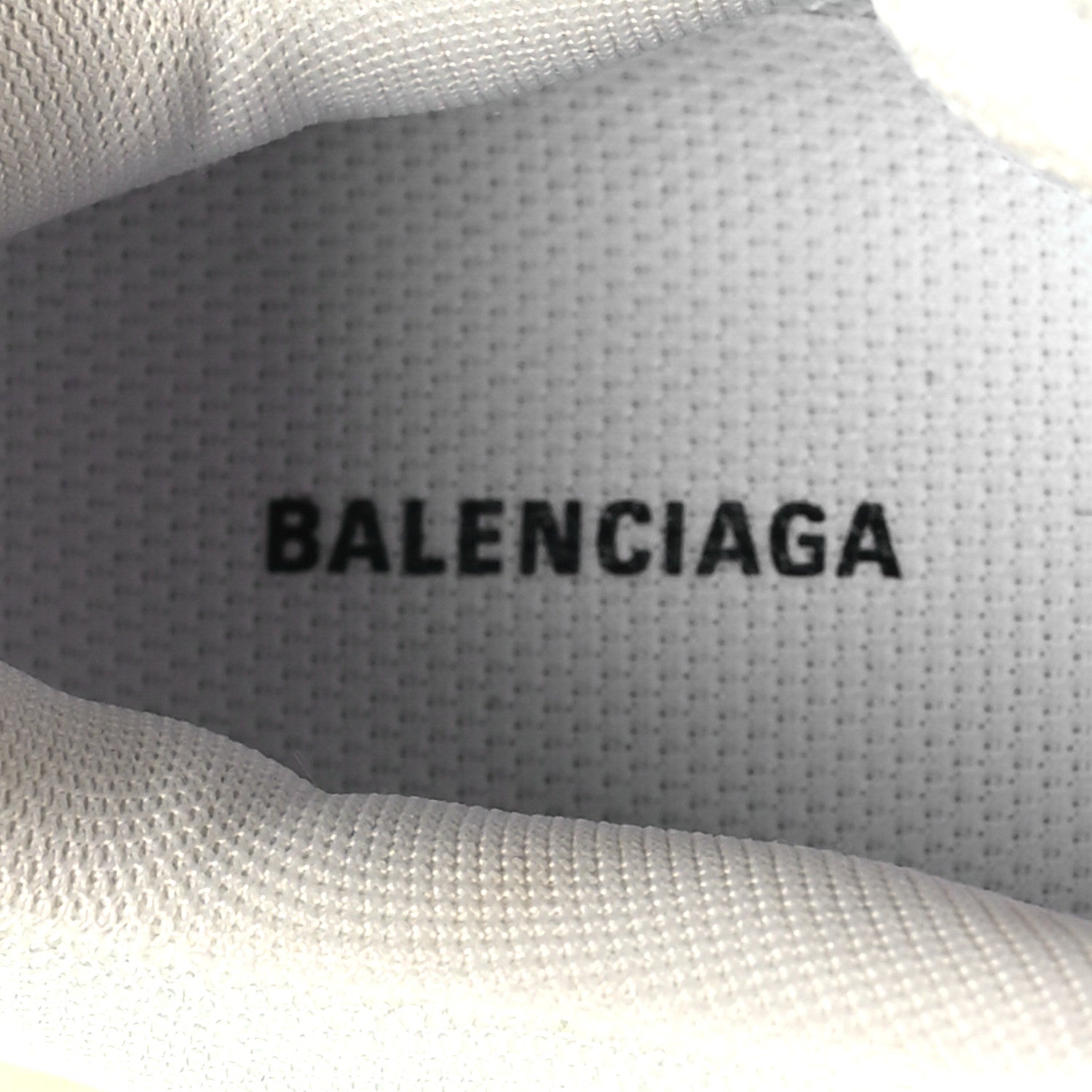 Balenciaga Fabric Mesh Clear Sole Fluo Womens Triple S Sneakers 35 White Fluo Yellow 7 of 8