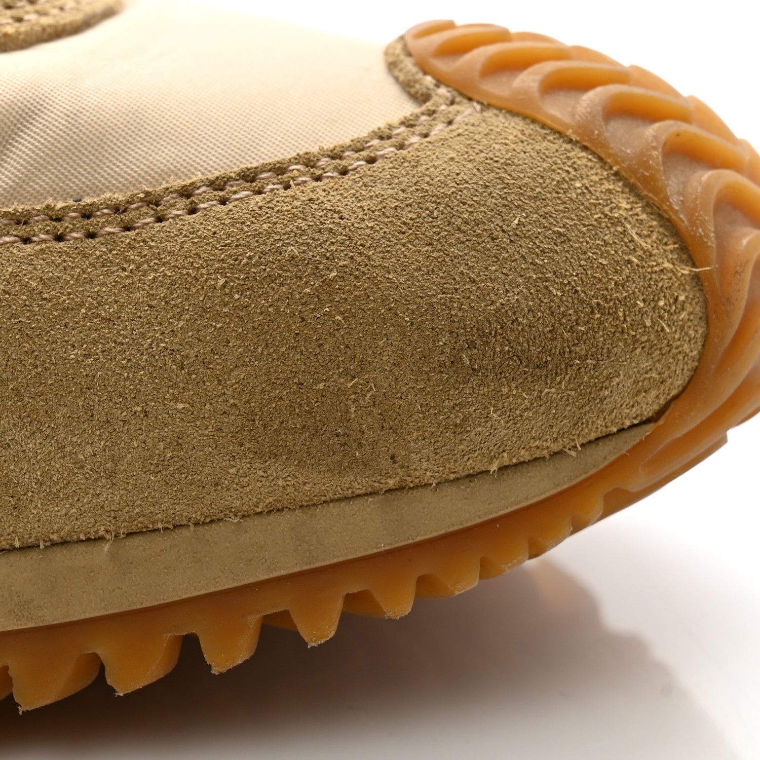 Loewe Nylon Suede Flow Runner Sneakers 38 Gold Black 10 of 10