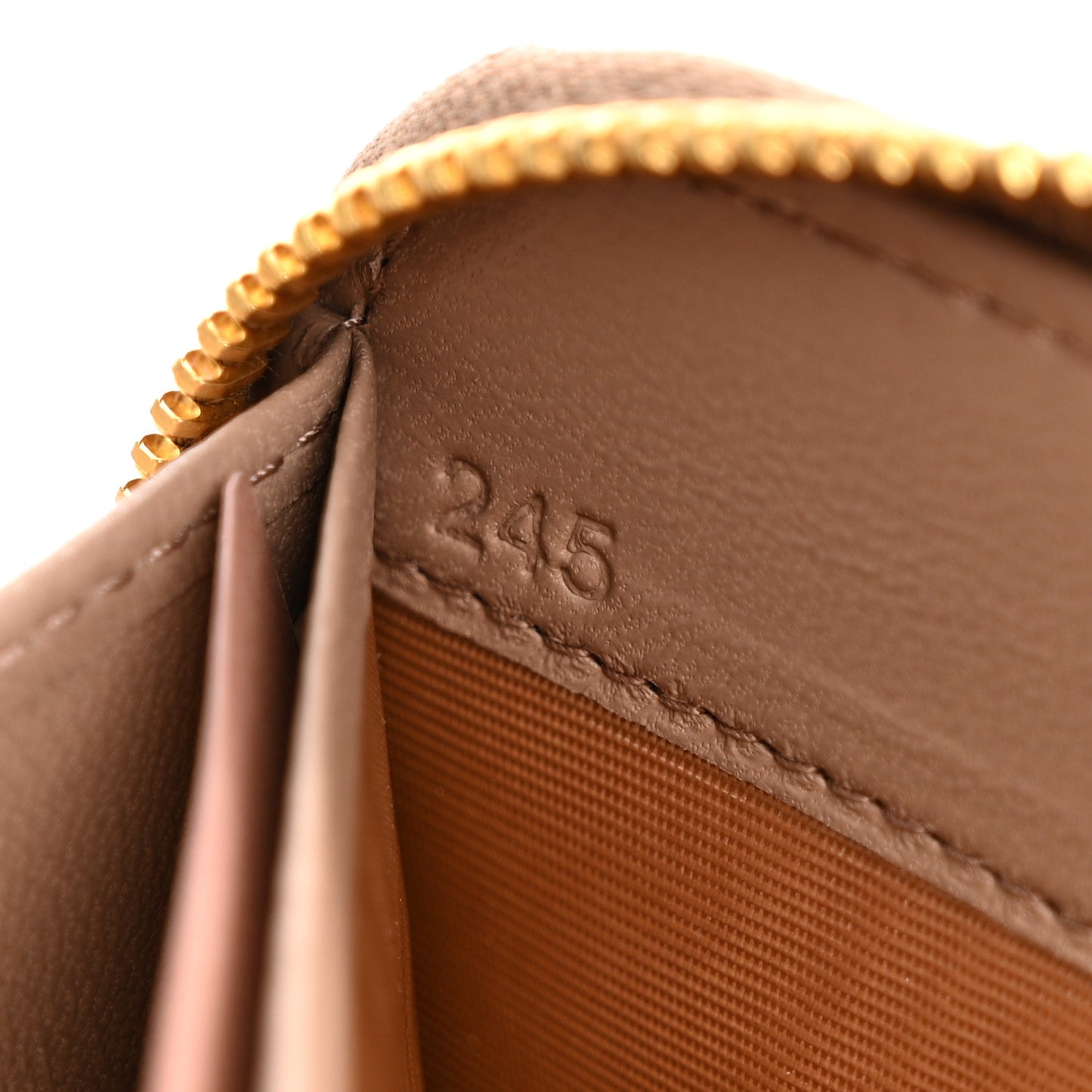 Matelasse Large Zip Around Wallet Cammeo