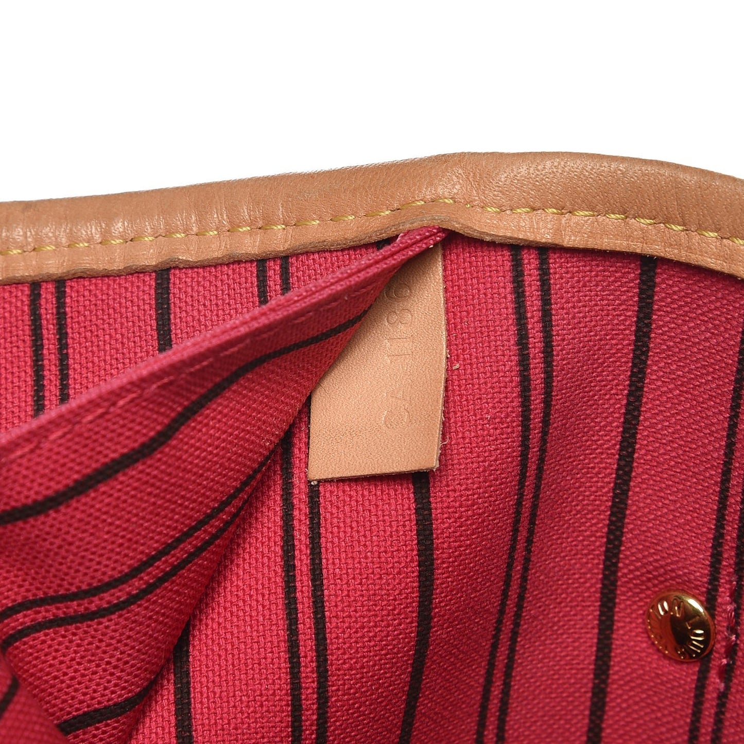 Monogram Bay Neverfull MM Rose Ballerine Poppy