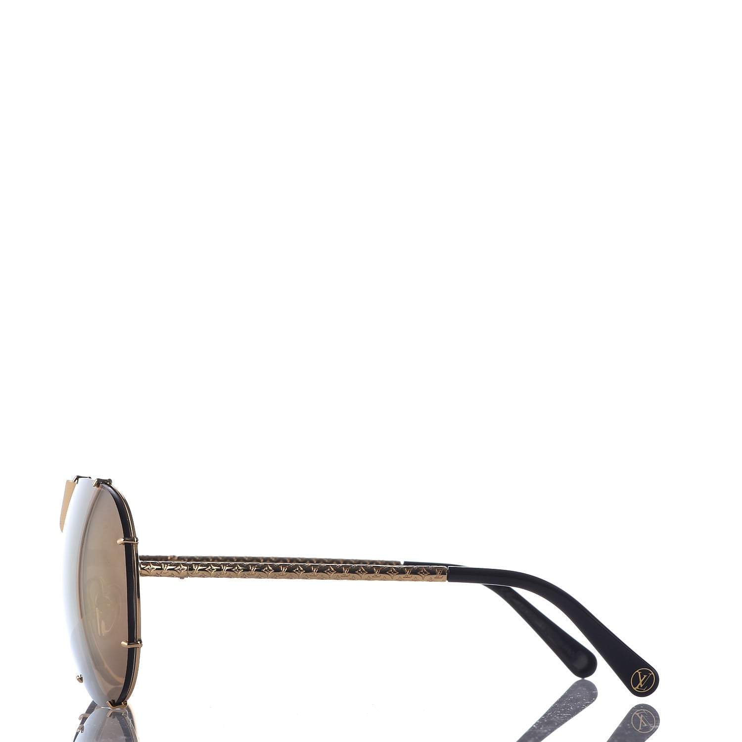 Louis Vuitton LV Drive Sunglasses Z0896E Gold 3 of 7
