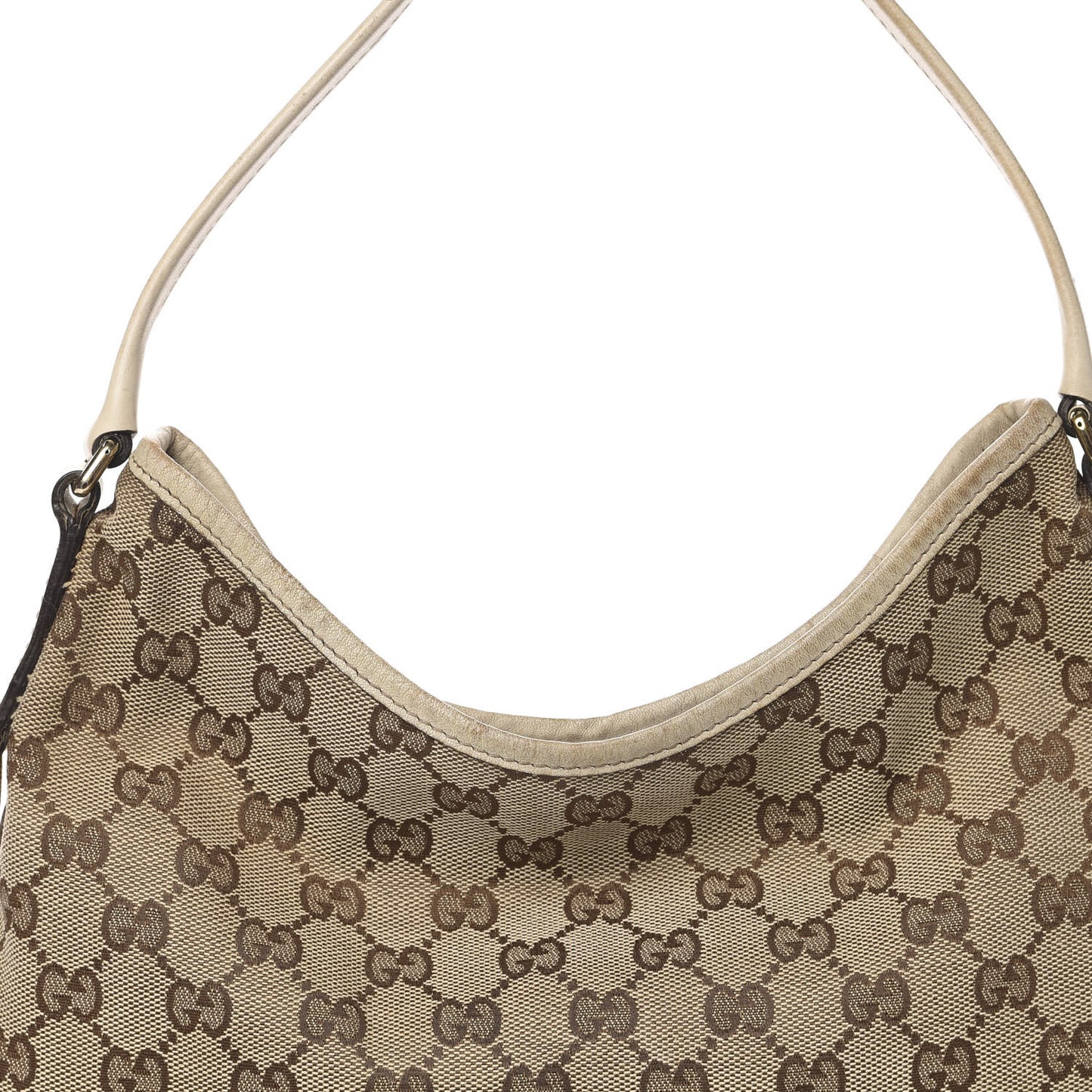 Monogram Medium New Britt Hobo Off White