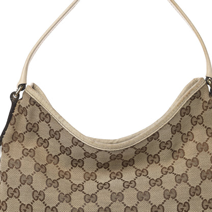 Gucci Monogram Medium New Britt Hobo Off White 9 of 15