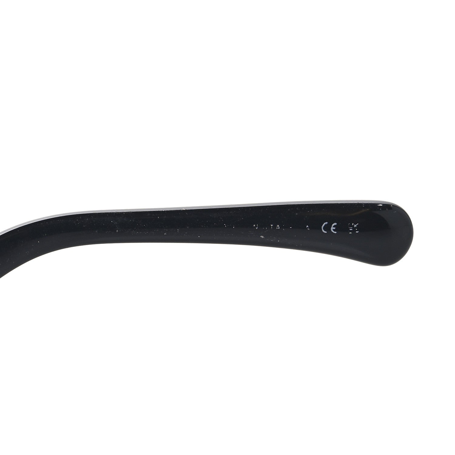 Chanel Metal Calfskin Round Chain Sunglasses 4265-Q Black 6 of 7