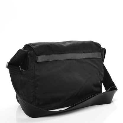 Prada Nylon Vela Messenger Bag Black 3 of 7