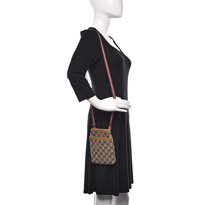 Gucci Monogram Web Mini Messenger Bag Brown 2 of 9