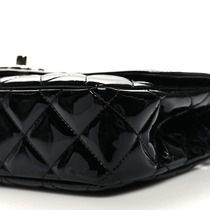 Chanel Patent Quilted Small Coco Shine Flap Black 10 of 11