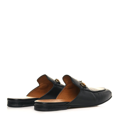 Gucci Calfskin Womens Princetown Slippers 37 Black 4 of 9