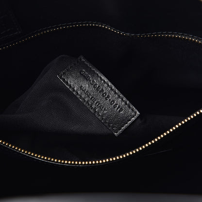 Saint Laurent Calfskin Small Manhattan Shopper Tote Black 7 of 10