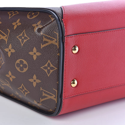 Louis Vuitton Calfskin Monogram Kimono Tote Cherry 12 of 13