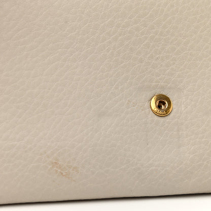 Chloe Calfskin Marcie Continental Flap Wallet Dove 8 of 9