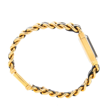 Chanel Stainless Steel Lambskin 20mm Chain Premiere Quartz Watch Gold L 5 of 9