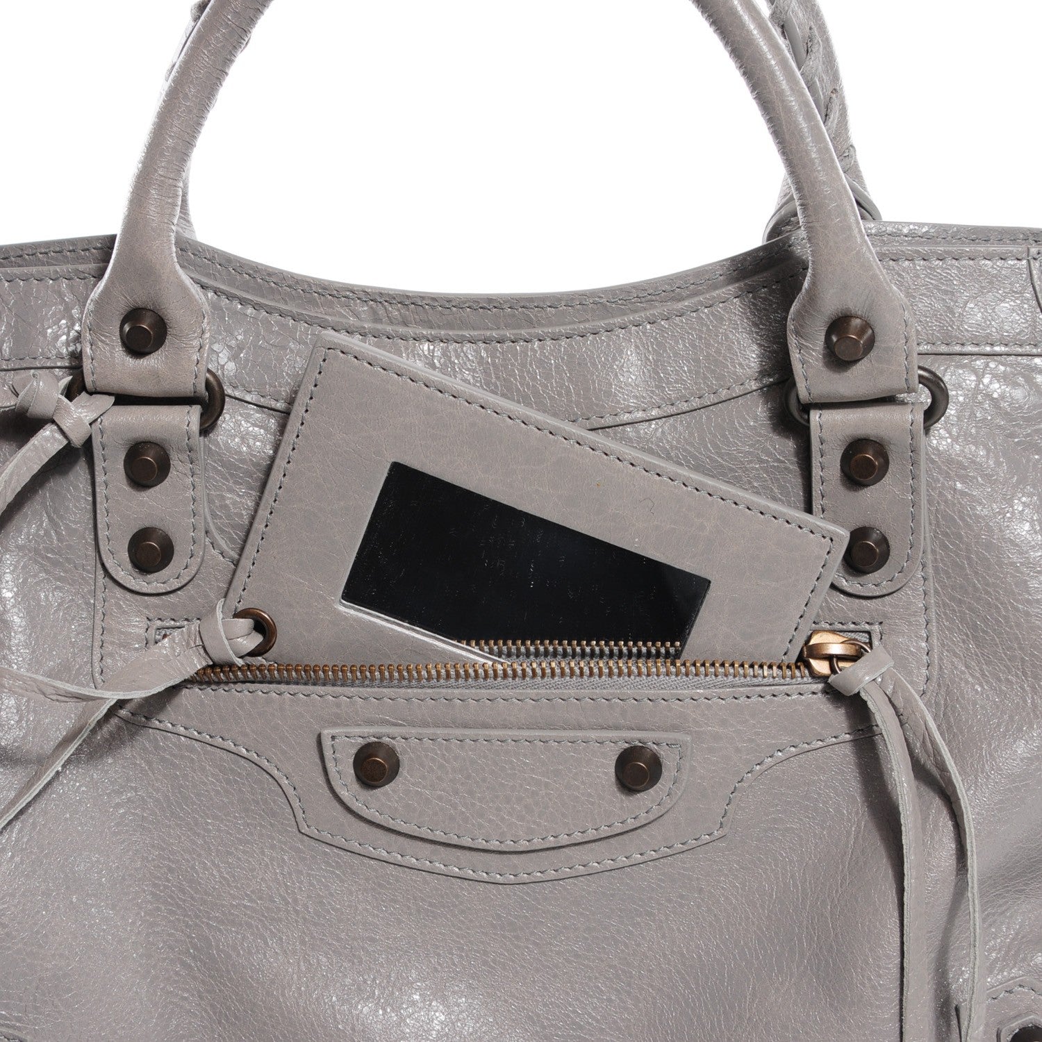 Balenciaga Agneau Classic Hardware City Gris Pyrite 4 of 12