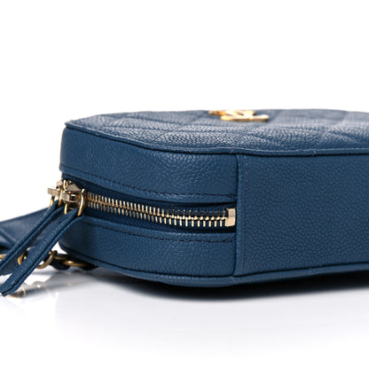 Chanel Caviar Quilted Waist Bag Blue 9 of 12