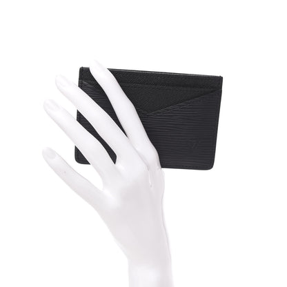 Louis Vuitton Epi Neo Porte-Cartes Card Holder Black 2 of 8