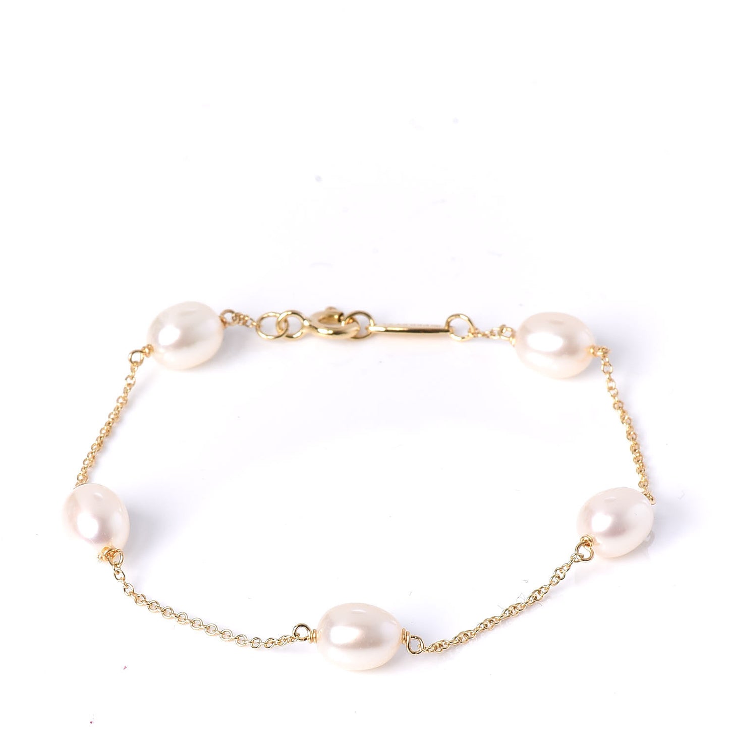 18K Yellow Gold Pearl 6-6.5mm Elsa Peretti Pearls By The Yard Bracelet