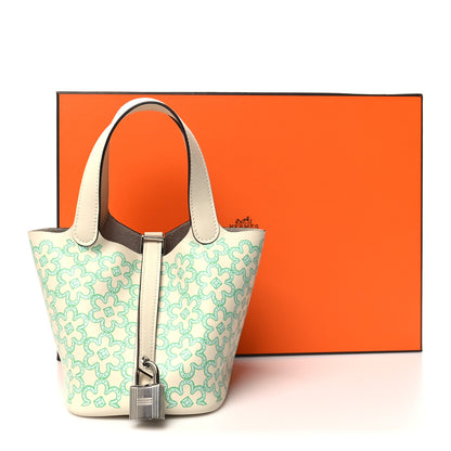 Hermes Swift Micro Lucky Daisy Picotin Lock Nata Vert 13 of 13