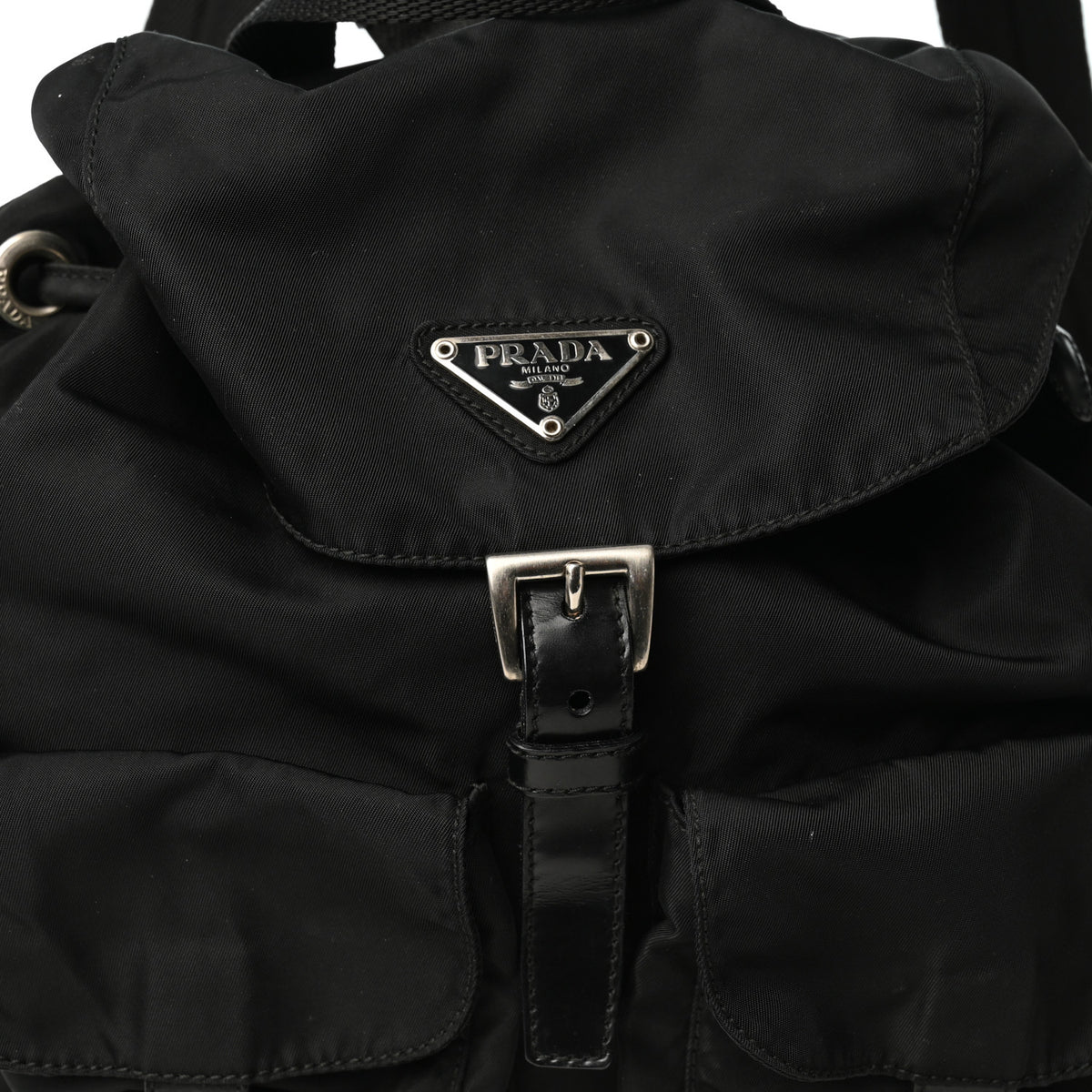 Tessuto Nylon Vela Small Backpack Black