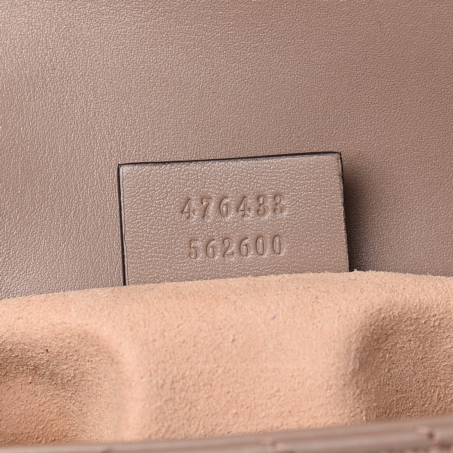 Calfskin Matelasse Super Mini GG Marmont Shoulder Bag Porcelain Rose