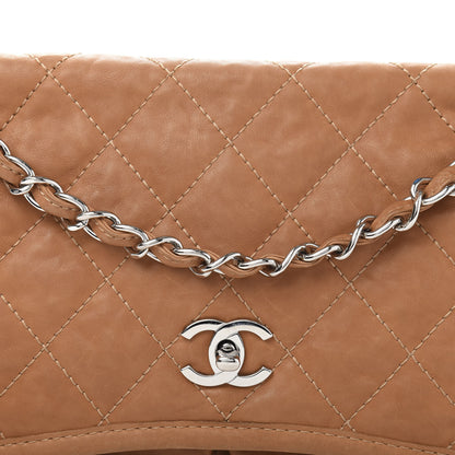 Chanel Calfskin Medium Natural Beauty Flap Light Brown 11 of 11