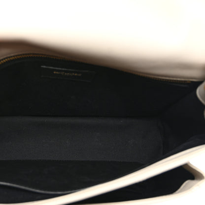 Saint Laurent Lambskin Matelasse Monogram Medium Niki Chain Satchel Crema Soft 5 of 11