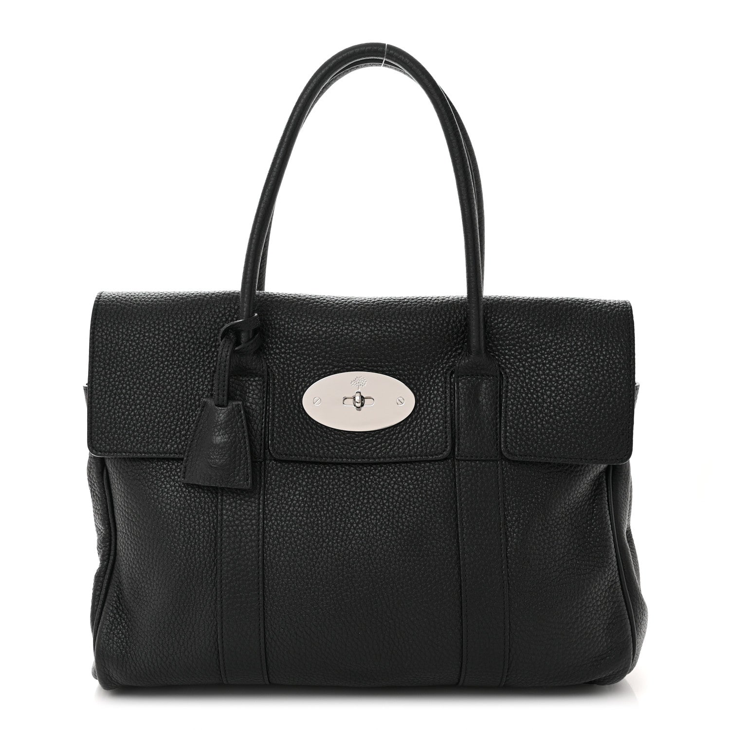 Mulberry Small Classic Grain Bayswater Black 1 of 10
