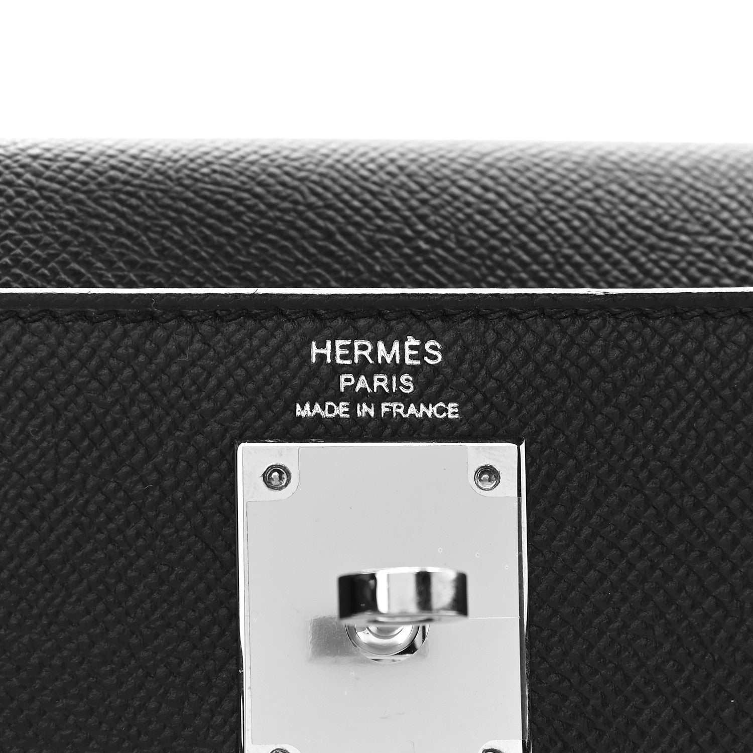 Hermes Epsom Kelly Sellier 28 Black 5 of 9