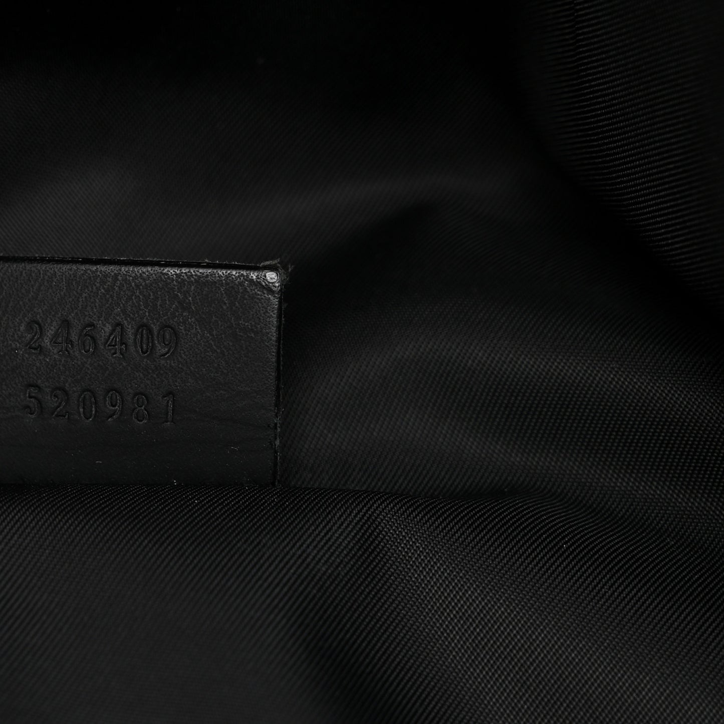 Guccissima Web Belt Bag Black