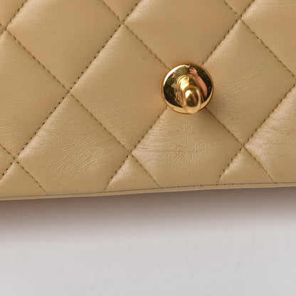 Chanel Lambskin Quilted Small Single Flap Beige 9 of 18