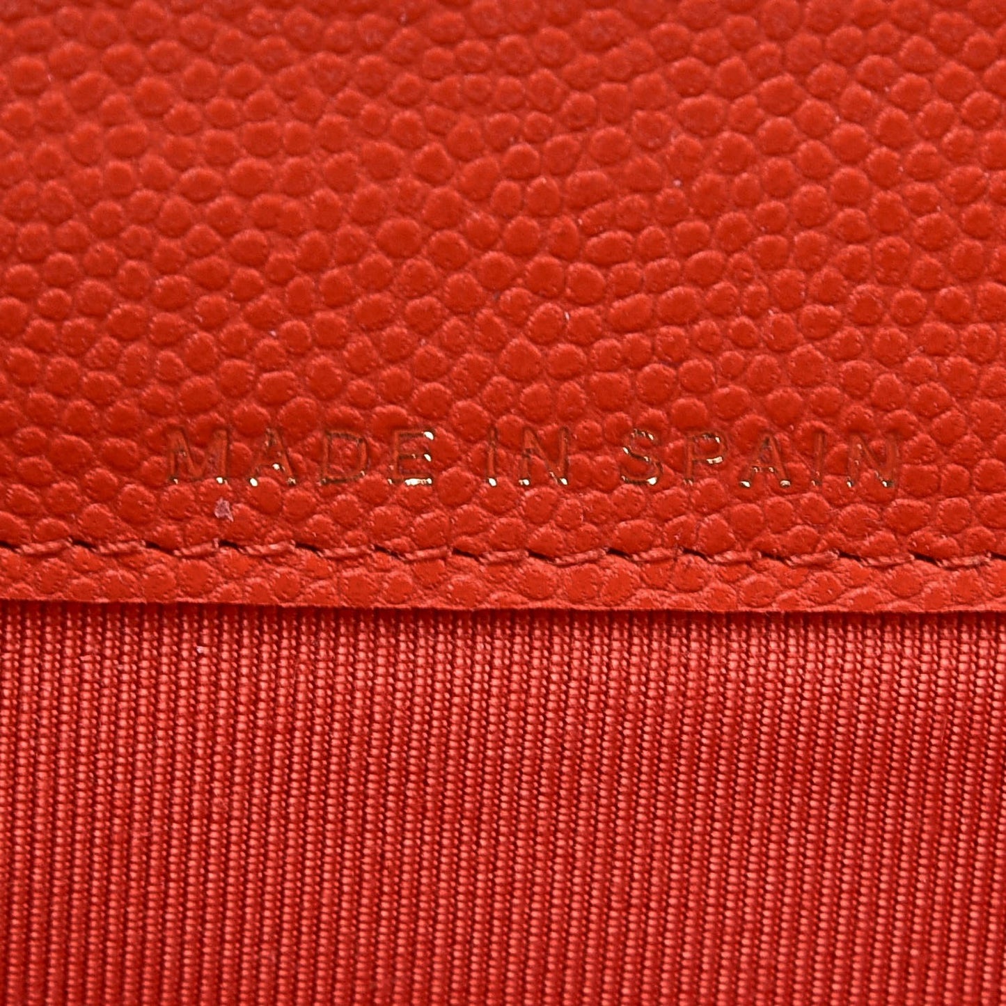 Caviar Quilted Flap Card Holder Red