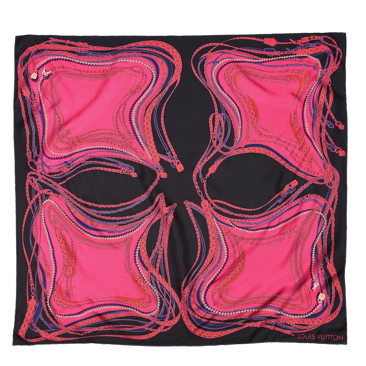 Louis Vuitton Silk Dreamonogram Shawl Pink 1 of 3