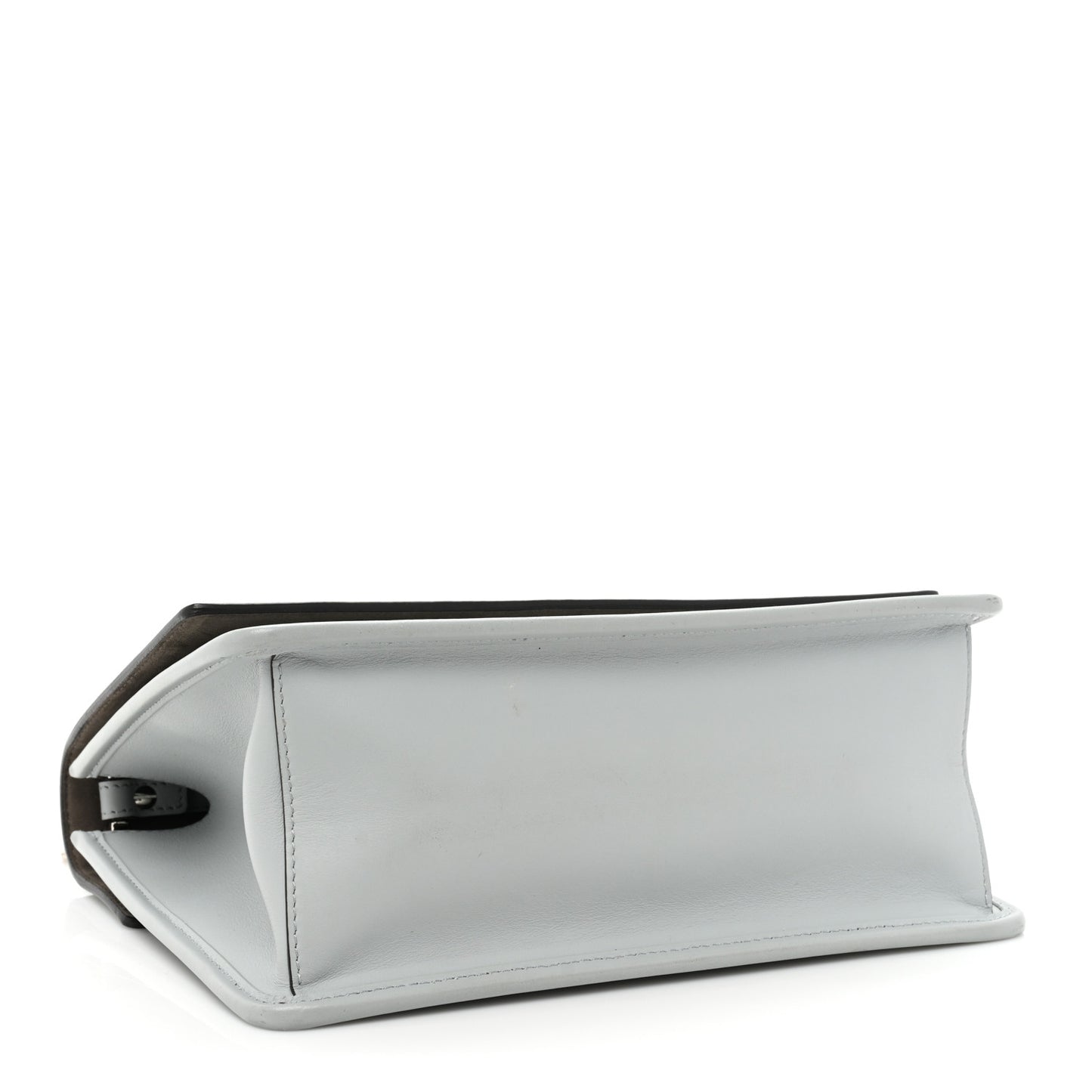 Vitello Century Opaco F is Fendi Kan I Shoulder Bag Grigio Perla