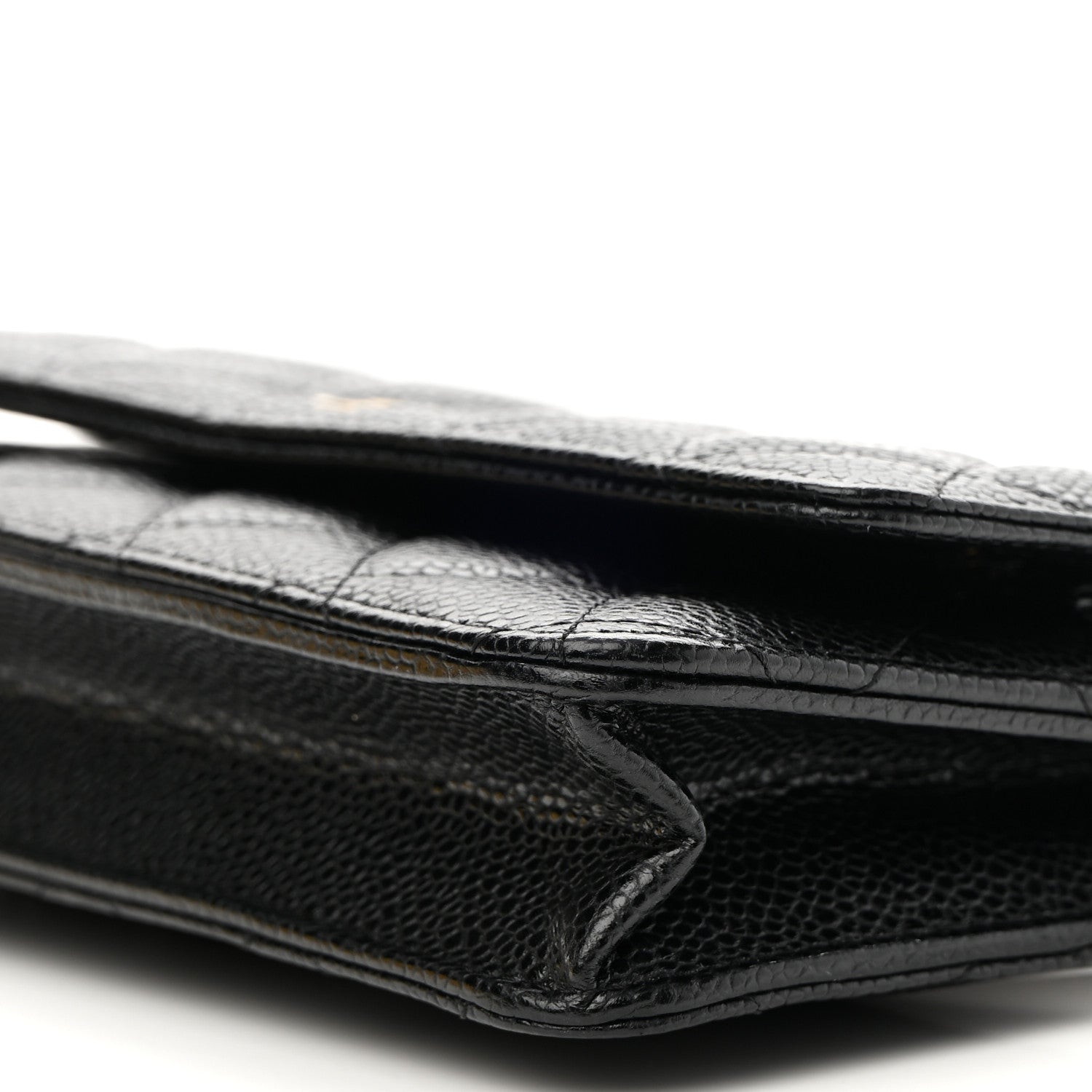 Chanel Caviar Quilted Wallet On Chain WOC Black 10 of 10