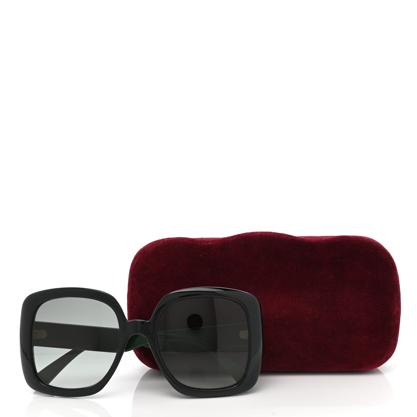 Acetate Square GG Web Sunglasses GG0713S Black