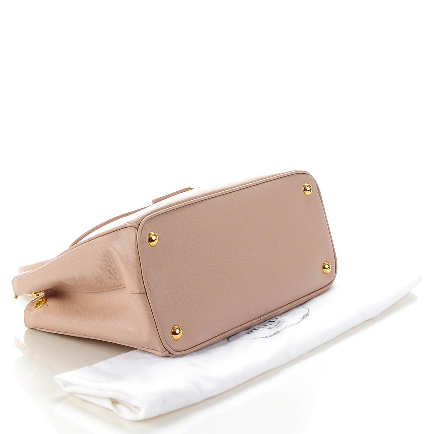 Saffiano Small Galleria Double Zip Tote Cammeo