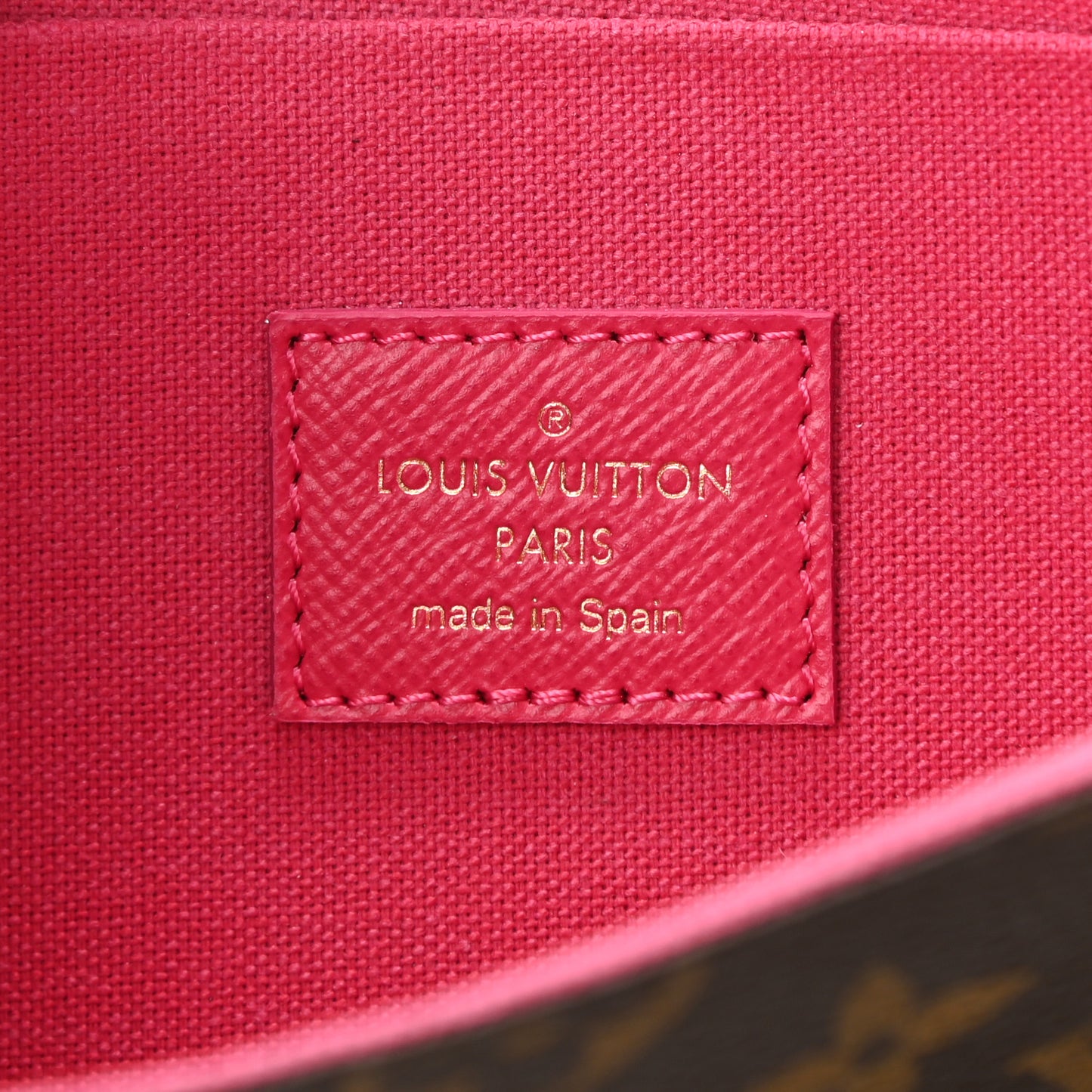Monogram 2021 Christmas Animation Hollywood Pochette Felicie Chain Wallet Fuchsia