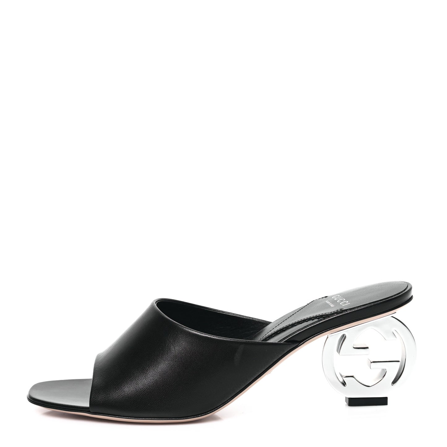 Malaga Kid Interlocking G Sandals 39 Black