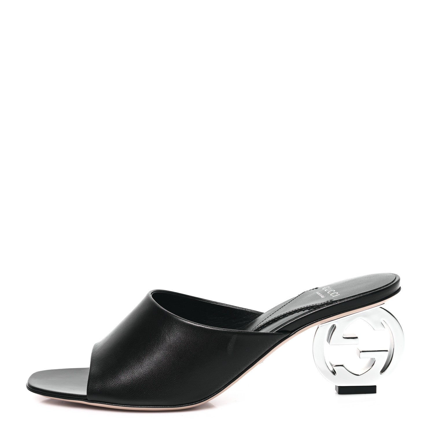Gucci Malaga Kid Interlocking G Sandals 39 Black 1 of 9