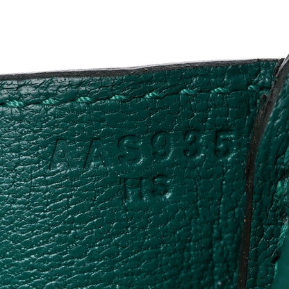 Hermes Epsom Birkin 35 Malachite 7 of 14