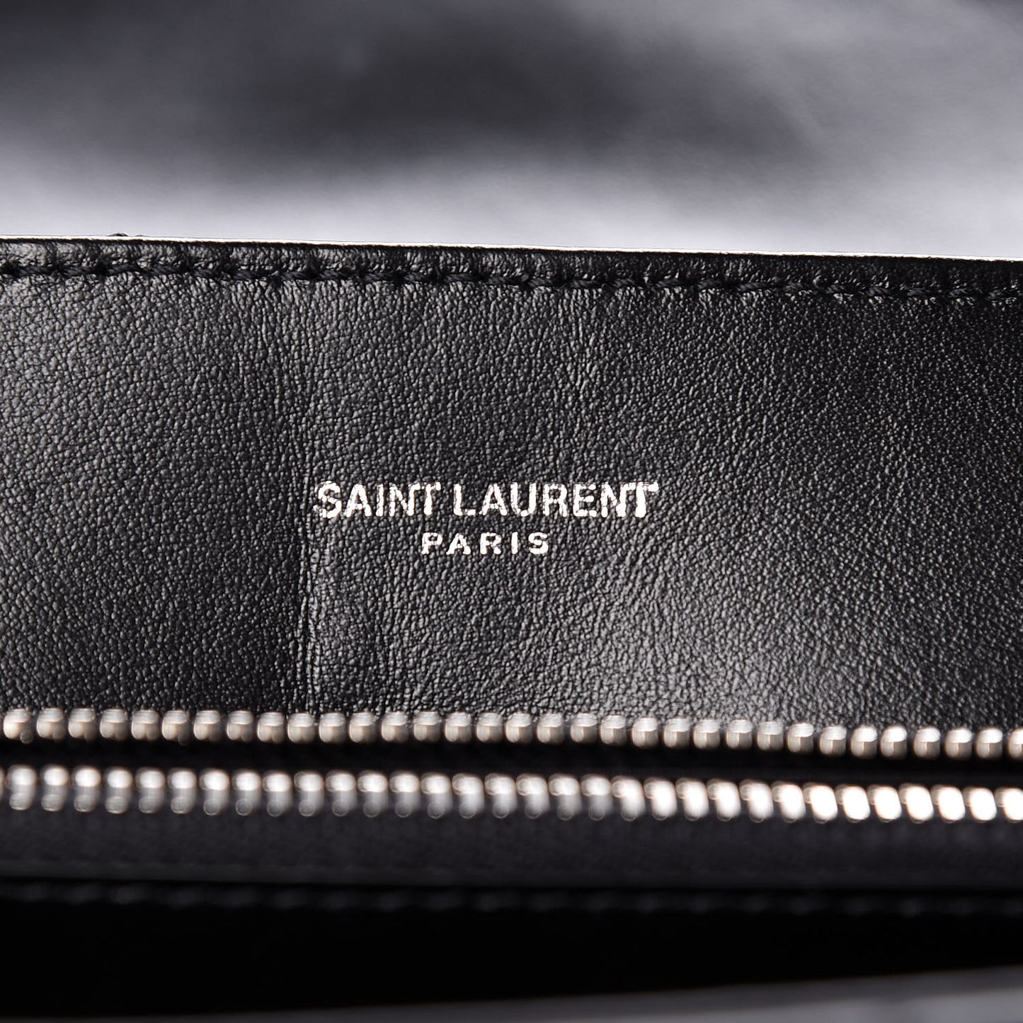 Calfskin Y Quilted Monogram Medium Loulou Chain Satchel Black