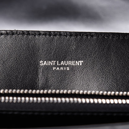 Saint Laurent Calfskin Y Quilted Monogram Medium Loulou Chain Satchel Black 6 of 10