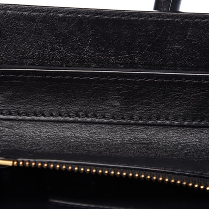 Celine Smooth Calfskin Mini Luggage Black 12 of 33