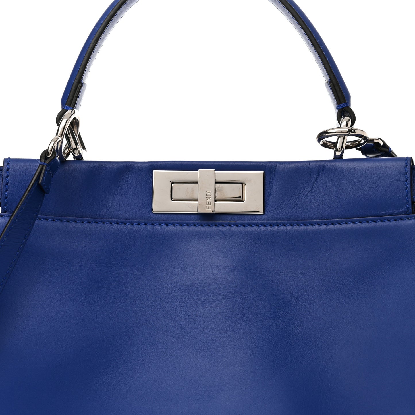 Vitello Morgan Snakeskin Crocodile Monster Eyes Medium Peekaboo Iconic Satchel Blue Neon Sunflower