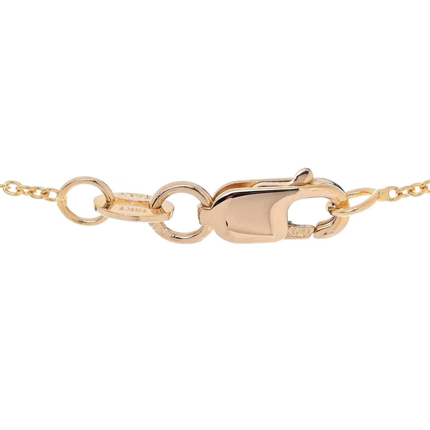 18K Yellow Gold Amphibole Pendant Necklace