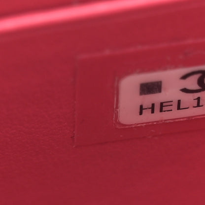 Chanel Lambskin Plexiglass Quilted Coco Love Clutch With Chain Black 8 of 11